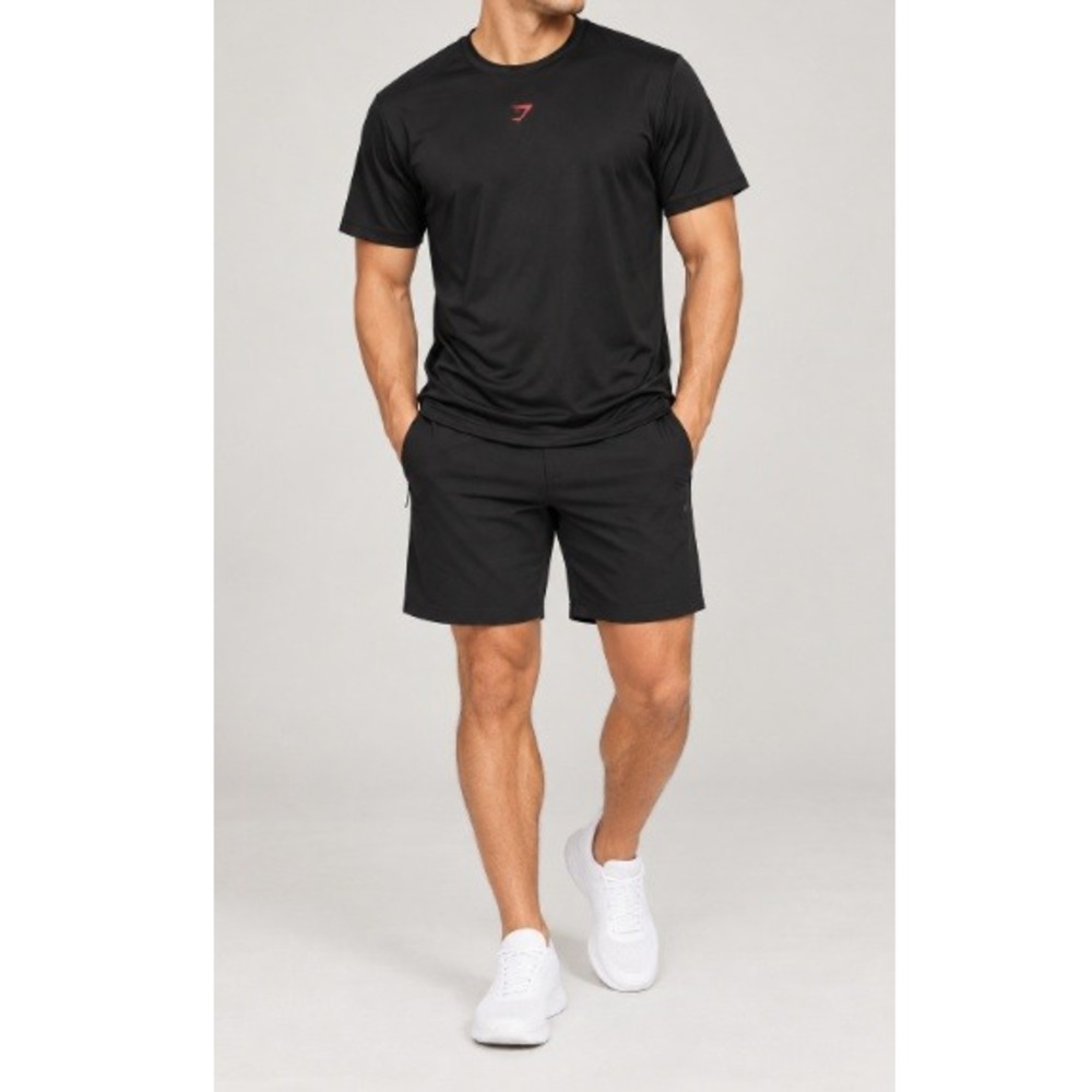 Gymshark Men's Black Oversized Hybrid Athlete T-Shirt Size M NWT